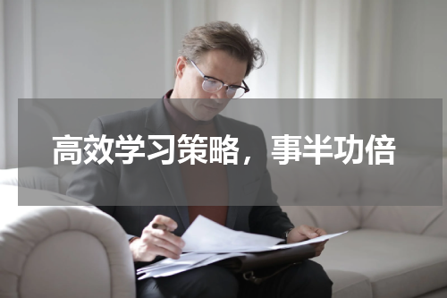 高效学习策略，事半功倍